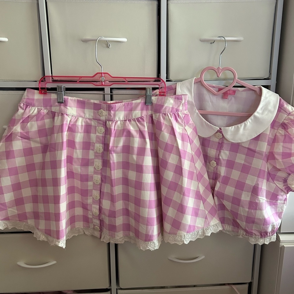 sugar thrillz gingham set